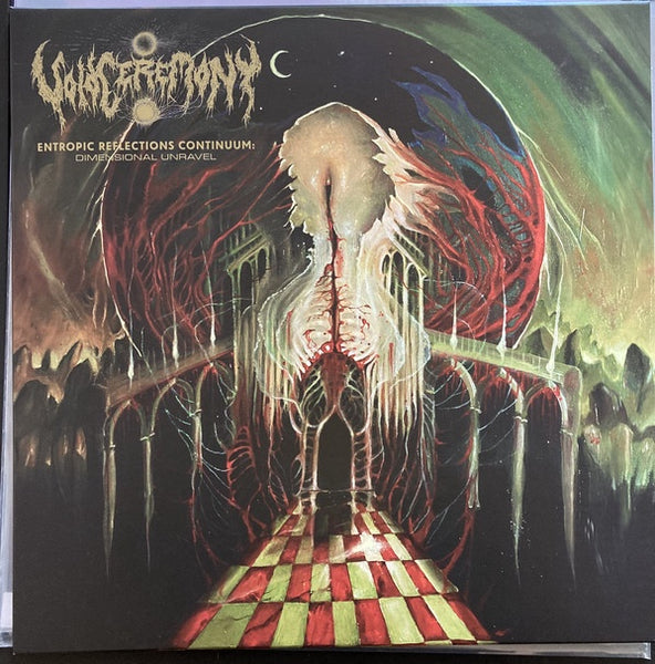 VoidCeremony ‎– Entropic Reflections Continuum: Dimensional Unravel - New LP Record 2020 USA 20 Buck Spin Bone inside w/ Blood Red w/ Olive Green / Kelly Green / Cyan Splatter - Death Metal - Shuga Records