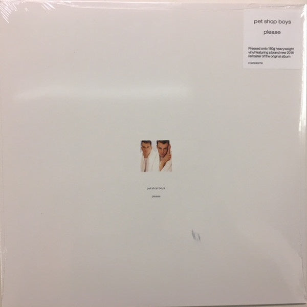 Pet Shop Boys ‎– Please (1986) - New LP Record 2018 Parlophone 180 gram Vinyl - Pop Rock / Synth-pop - Shuga Records