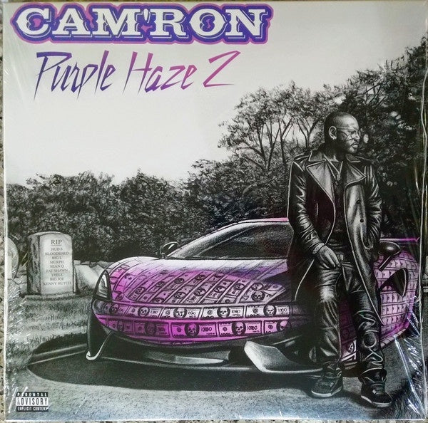 Cam'ron ‎– Purple Haze 2 - New 2 LP Record 2020 Killa Entertainment USA Purple Vinyl & Rolling Papers - Hip Hop - Shuga Records