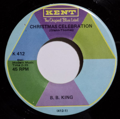 B.B. King ‎– Christmas Celebration / Easy Listening - VG+ 45rpm 1965 USA - Blues