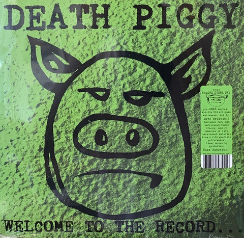 Death Piggy ‎(GWAR) – Welcome To The Record - New Lp Record Store Day 2020 Anti-Corp USA RSD Vinyl - Punk Rock