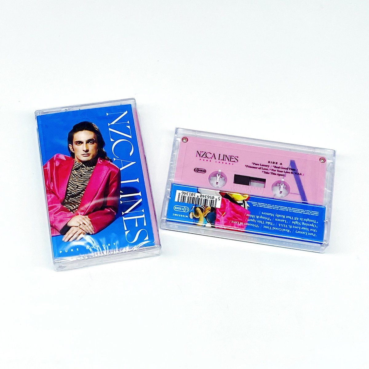 NZCA Lines ‎– Pure Luxury - New Cassette 2020 Memphis Industries Pink Tape - Pop - Shuga Records