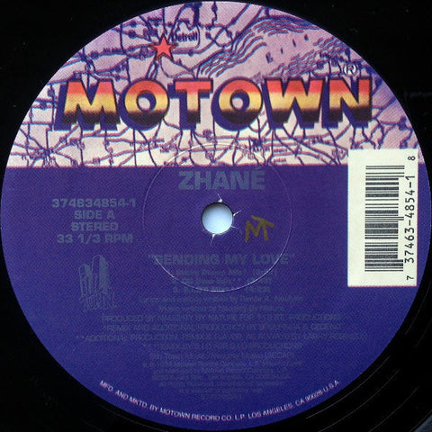 Zhane - Sending My Love VG+ - 12" Single 1994 Motown USA - Hip Hop