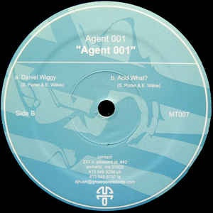 Agent 001 ‎– Daniel Wiggy / Acid What? - Mint- 12" Single Record 2003 Mother Tongue Vinyl - House