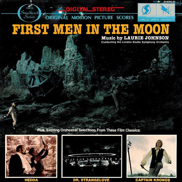 Laurie Johnson ‎– Music From First Men In The Moon, Hedda, Captain Kronos & Dr. Strangelove - Original Motion Picture Score - Mint- Lp Record 1980  Varèse Sarabande Japan Import Vinyl - - Shuga Records