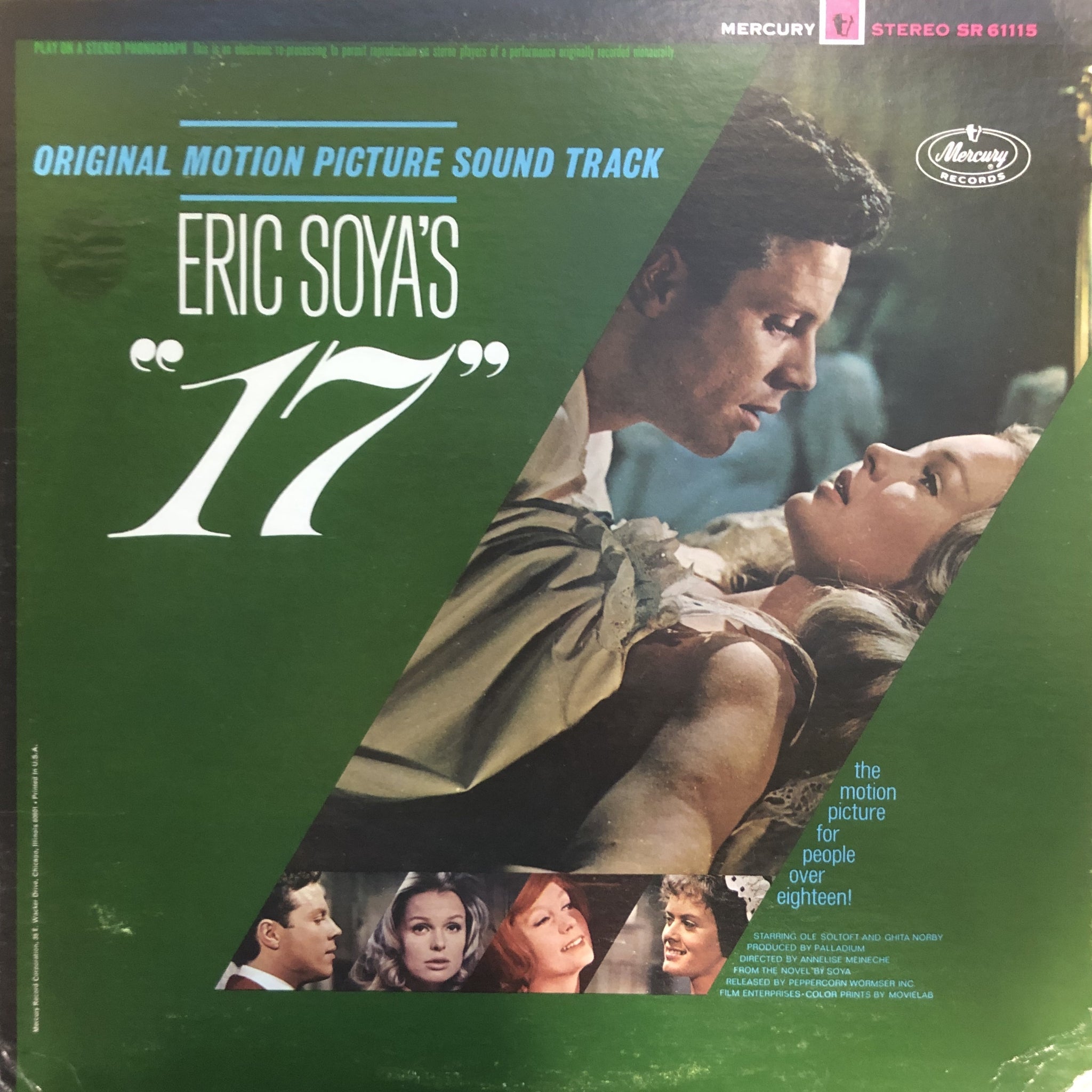 Ole Hoyer ‎– Eric Soya's "17" - Mint- Lp Record 1965 Mercury USA Stereo Vinyl - Soundtrack / Score - Shuga Records
