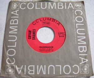 Cryan' Shames ‎– Rainmaker - VG+ 7" 45 Single Record 1969 USA Vinyl - Rock