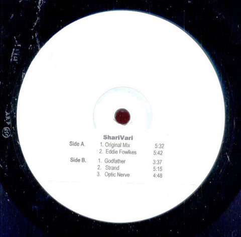 A Number Of Names ‎– Shari Vari (Remixes) - VG+ 12" Single (Only LP1) White Label Promo 2002 USA - Techno