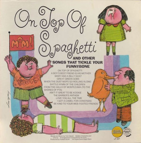 Golden Orchestra And Chorus ‎– On Top Of Spaghetti - VG Lp Record 1980 Golden USA Vinyl - Children's