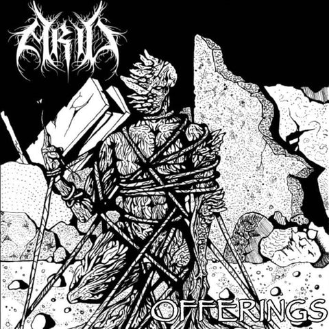 Arid - Offerings - New Vinyl 2016 Dystopian Cult Records Limited Edition Tape (150!) - Chicago IL Blackened-Crust / Hardcore