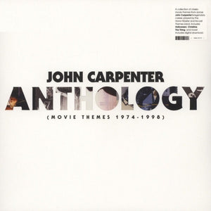 John Carpenter ‎– Anthology (Movie Themes 1974-1998) - New Lp Record 2017 Sacred Bones USA Vinyl & Download - Soundtrack / Ambient