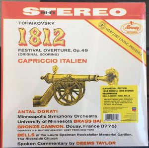 Tchaikovsky - Antal Dorati - Minneapolis Symphony Orchestra - 1812 Festival Orchestra, Op. 49 / Capriccio Italien. Op. 45 (MONO & STEREO VERSIONS) - New Vinyl Record 2 Lp Set German Import 180 gram With Download - Classical