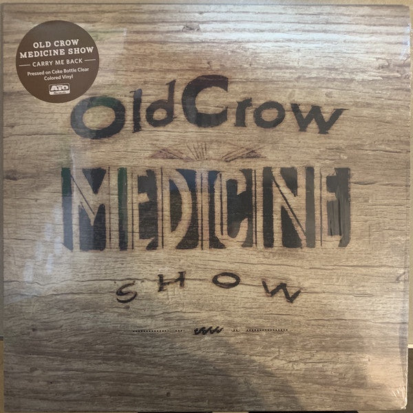 Old Crow Medicine Show - Carry Me Back (2012) - New LP Record 2021 ATO Records USA Coke Bottle Clear Vinyl - Folk Rock / Bluegrass - Shuga Records