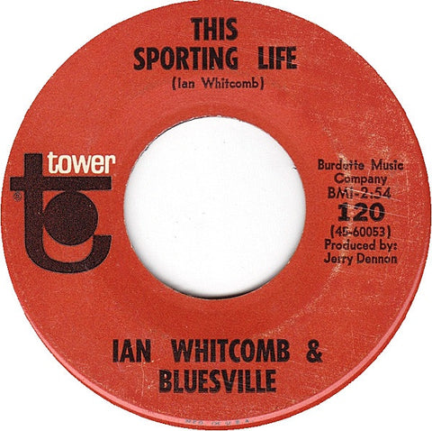 Ian Whitcomb & Bluesville ‎– This Sporting Life / Fizz VG+ 7" Single 45rpm 1965 Tower USA - Pop Rock