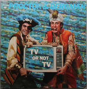 Proctor & Bergman ‎– TV Or Not TV: A Video Vaudeville In Two Acts - Mint- Lp Record 1973 CBS USA VInyl - Comedy / Parody