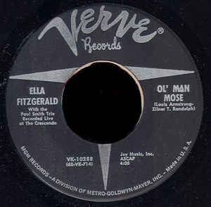Ella Fitzgerald ‎– Ol' Man Mose - VG 7" Single 1962 USA - Jazz
