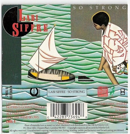 Labi Siffre - So Strong - Cassette 1988 China USA - Neo Soul - Shuga Records