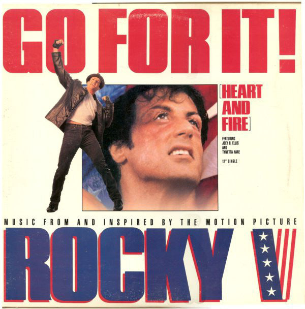 Joey B. Ellis And Tynetta Hare - Go For It! (Heart And Fire) - VG+ 12" Single USA 1990 - Rap/Pop