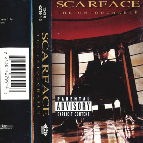 Scarface ‎– The Untouchable - Used Cassette 1997 Rap-A-Lot - Hip Hop / Gangsta