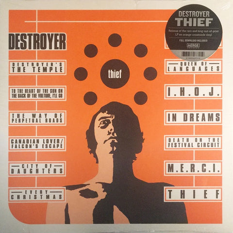 Destroyer ‎– Thief (1999) - New Lp Record 2018 Merge USA Orange Creamsicle Vinyl & Download - Indie Rock / Folk Rock