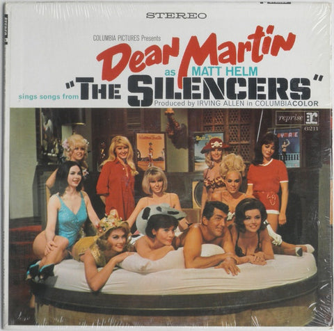 Dean Martin ‎– As Matt Helm Sings Songs From "The Silencers" - VG+ Lp Record 1966 Reprise USA Stereo Vinyl - Jazz / Pop / Soundtrack
