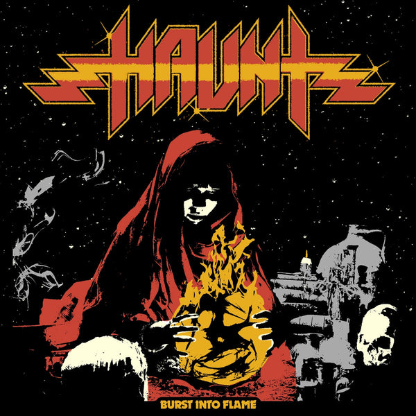 Haunt – Burst Into Flame - New Lp 2018 Shadow Kingdom Red/Orange Vinyl - Metal