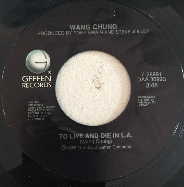 Wang Chung ‎– To Live And Die In L.A. - Mint- 45rpm 1985 USA - Synth-Pop - Shuga Records