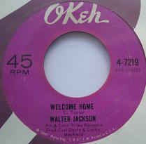 Walter Jackson- Welcome Home / Blowin' In The Wind- VG 7" SIngle 45RPM- 1965 OKeh USA- Funk/Soul