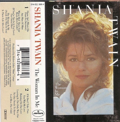 Shania Twain – The Woman In Me - Used Cassette Tape Mercury 1995 USA - Country