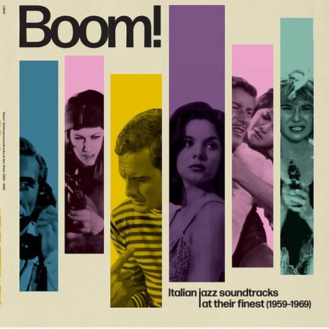 Various – Boom! Italian Jazz Soundtracks At Their Finest (1959-1969) - New 2 LP Record 2022 Cam Sugar Europe Vinyl - SOundtrack / Stage & Screen / Jazz