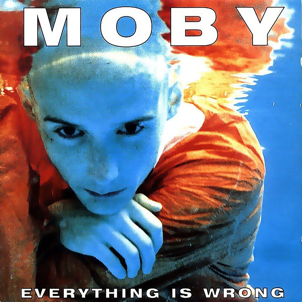Moby - Everything Is Wrong (1995) - New LP Record 2022 D.E.F. Europe Light Blue Vinyl - Electronic / Pop - Shuga Records