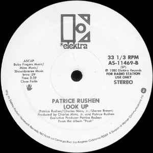 Patrice Rushen ‎– Look Up - VG+ 12" Single Record 1980 Elektra USA Promo Vinyl - Soul / Disco