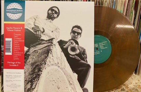 Aquiles Navarro & Tcheser Holmes ‎– Heritage Of The Invisible II - New LP Record 2020 International Anthem USA Translucent Pink & Smoke Vinyl - Free Jazz / Latin Jazz