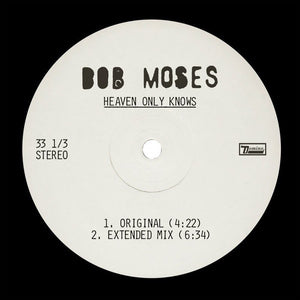 Bob Moses – Heaven Only Knows - New 12" Vinyl 2018 Domino Limited Edition Pressing - Electronic / Deep House / Tech House