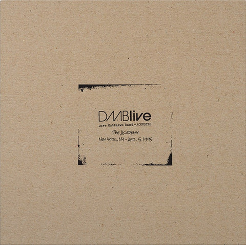 Dave Matthews Band - DMBLive 4.22.93 Trax - Charlottesville, VA - New Vinyl 4Lp 2018 Bama Rags RSD Black Friday Box Set on 180gram White Vinyl - Rock