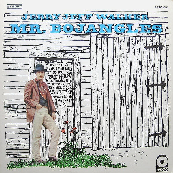 Jerry Jeff Walker - Mr. Bojangles VG+ LP Record 1968 ATCO USA Vinyl - Country Rock / Folk Rock - Shuga Records