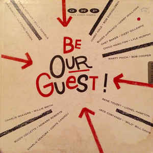 Dizzy Gillespie/Clifford Brown/Marty Paich/Chet Baker/Max Roach - Be Our Guest - VG 1955 Mono USA Original Press - Jazz
