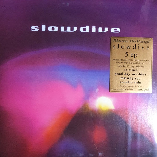 Slowdive ‎– 5 EP (1983) - New EP Record 2021 Music On Vinyl Europe Import 180 gram Pink & Purple Marbled Vinyl & Download - Shoegaze / Dream Pop - Shuga Records