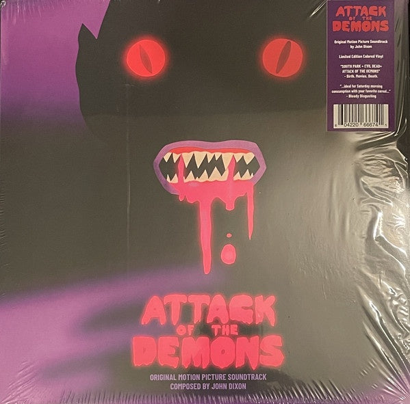 John Dixon ‎– Attack Of The Demons - New LP Record 2020 Ship To Shore USA Pink/Purple Demon Drool Vinyl - Soundtrack / Synthwave - Shuga Records