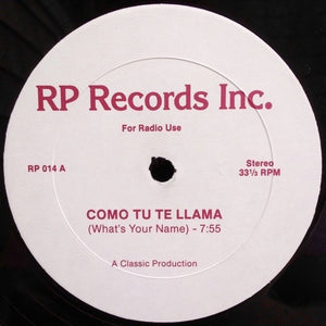 Sly Fox / Willie Colón ‎– Como Tu Te Llama / Set Fire To Me - Mint- 12" Single USA - Latin House / Disco
