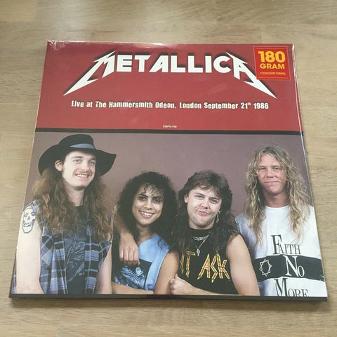 Metallica ‎– Live At The Hammersmith Odeon London September 21th 1986 - New Lp Record 2017 DOL Europe Import 180 gram Red Vinyl - Thrash / Heavy Metal