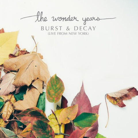 The Wonder Years - Burst & Decay: Live From New York - New LP Record Store Day 2023 HOPELESS Vinyl - Rock