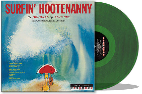 Al Casey - Surfin' Hootenanny - New Lp 2016 USA Record Store Day Blue Lagoon Green Vinyl - Surf Rock