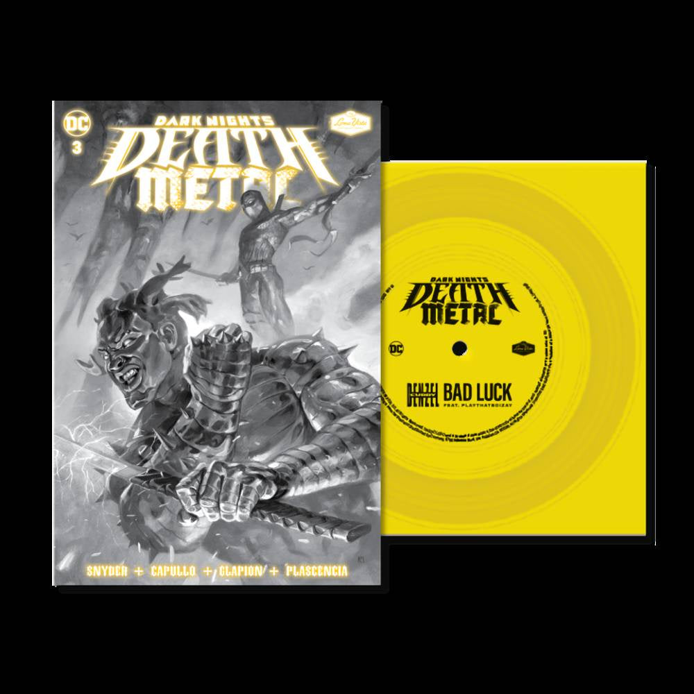 Denzel Curry - Dark Nights: Death Metal #3 "Bad Luck" - New 7" Single Record Flexi Disc Vinyl & Comic Book - Hip Hop - Shuga Records
