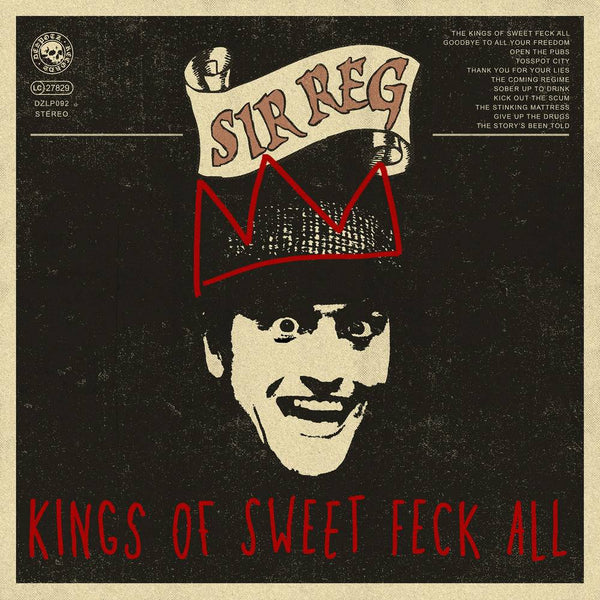 Sir Reg - Kings of Sweet Feck All - New LP Record 2022 Despotz Orange-Brown Marbled Vinyl - Rock / Punk / Folk Rock - Shuga Records