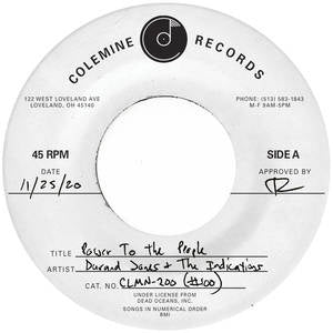 Durand Jones & The Indications - Power To The People - New 7" Single Record Store Day 2022 Colemine Vinyl - Soul - Shuga Records