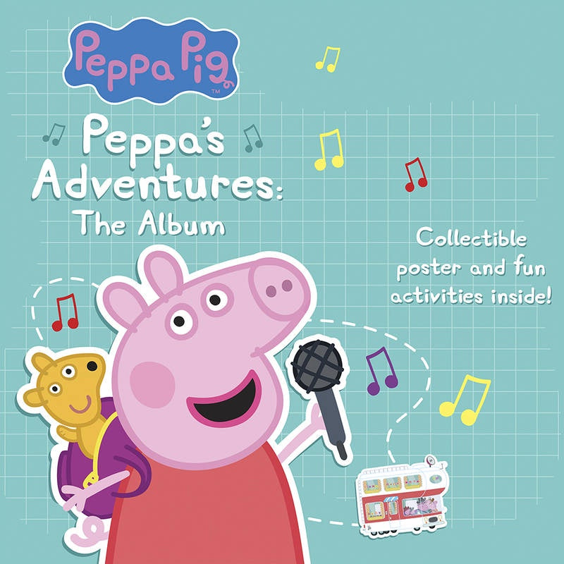 Peppa Pig -  Peppa's Adventures: The Album - New LP Record Store Day 2022 eOne RSD Pink Vinyl & Poster - Children's / TV Show / Soundtrack