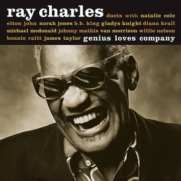 Ray Charles - Genius Loves Company (2004) - New 2 LP Record Store Day June 2022 Tangerine Gold Vinyl - Piano Blues / Easy Listening
