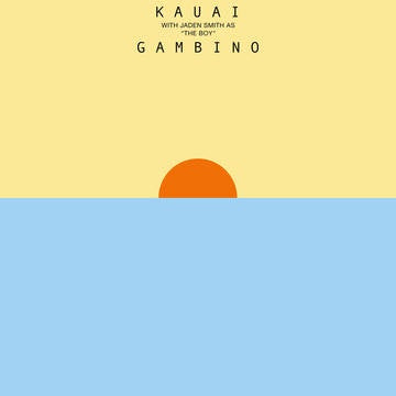 Childish Gambino & Jaden Smith - Kauai (2014) - Mint- LP Record Store Day 2022 mcDJ AWAL RSD Blue Yellow Split Vinyl - Hip Hop - Shuga Records