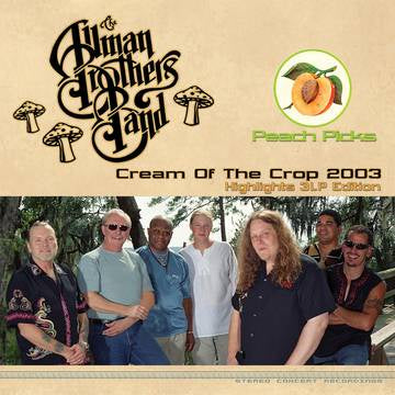 The Allman Brothers Band – Cream Of The Crop 2003 Highlights - New 3 LP Record Store Day 2022 Peach RSD Gold, Silver & Bronze Vinyl, Poster & Numbered - Southern Rock / Blues Rock